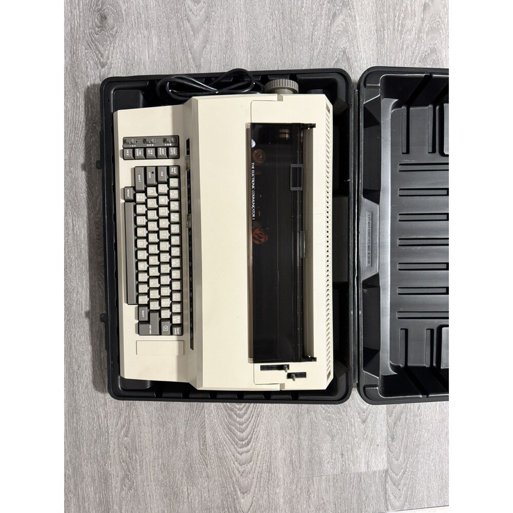 Sears Electronic Communicator 1 Typewriter w/ Case Model #161.53010 Vintage